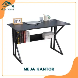 [DDS HOME] Meja Kantor Persegi Meja Belajar Rak Kantor Meja Kerja Kantor Meja Serbaguna Rak Kerja Besi COD Furniture