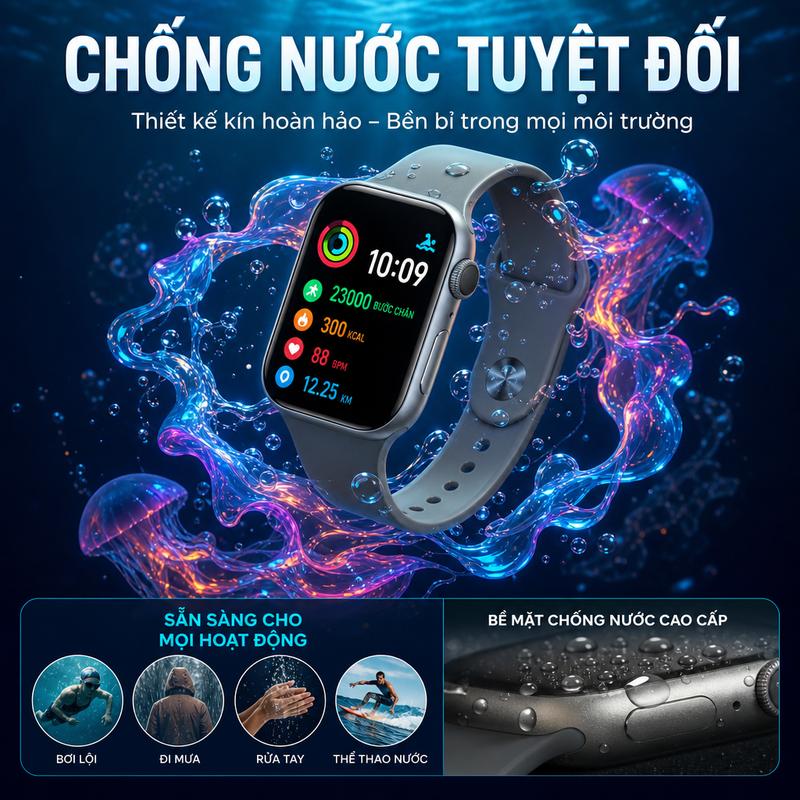 Đồng hồ thể thao thông minh chống nước đa chế độ tập luyện chạy bộ đạp xe đo…
