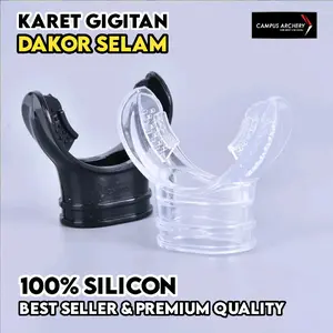 Karet Gigitan Dakor Selam Mouthpiece Snorkel Aksesoris Mulut Regulator Selam