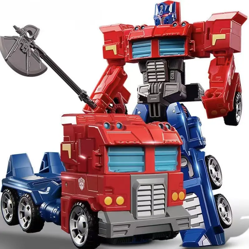 Transforming toy robot Bumblebee figurine car model dinosaur diamond alloy genuine children 3 boys and women 6