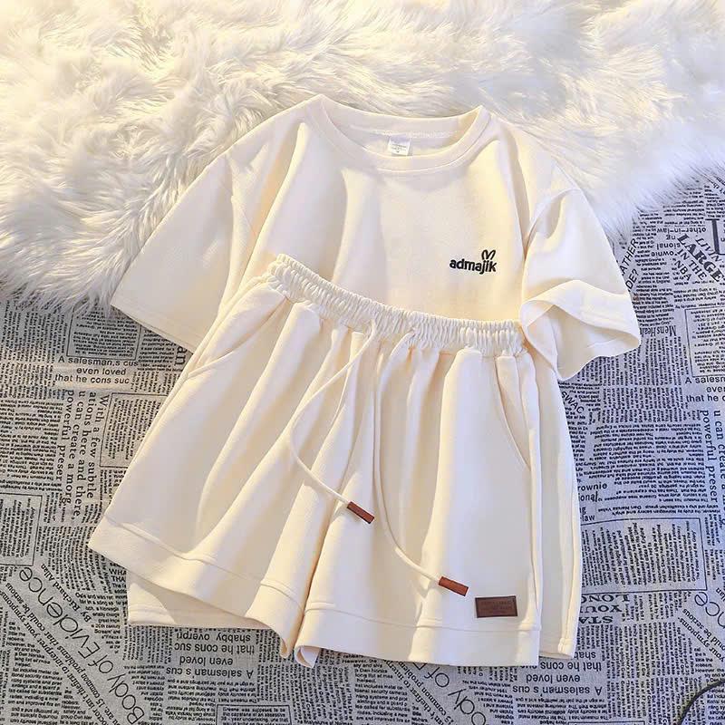 SET Bộ Quần Áo Nam Nữ ADMAIJK - Đồ Bộ Thể Thao Nữ Chất Cotton Mặc Đi Chơi Du Lịch Ullzang 3