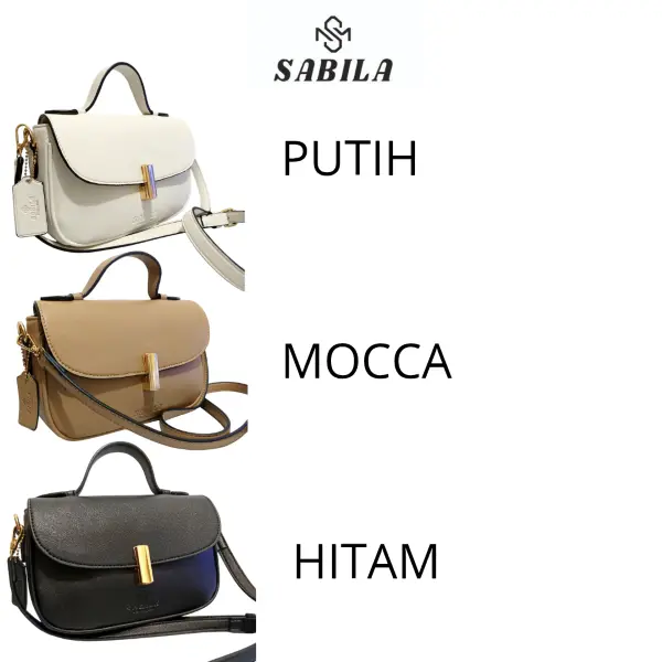 Tas Wanita Mini Josie Model Kuncian dengan Selempang 1