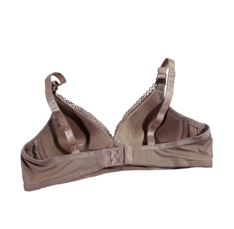 Bra Renda Xissmei Non Kawat Busa Tipis Size 34-40 Set 3 Wanita - Katun Bh Dewasa Motif 4