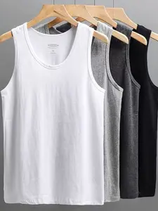 Kaos Singlet Polos Pria Baju Singlet Cowok Tanktop Pria Dewasa Atasan Pria