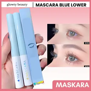 GLOWTY Maskara Mascara Blue Lower Pipih Pelentik Bulu Mata Waterproof Tahan Lama Tahan Air