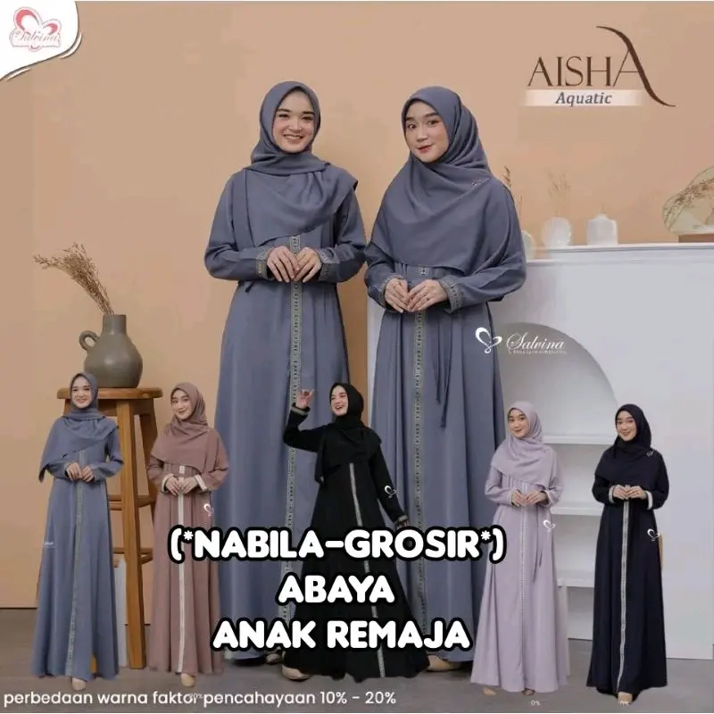 Gamis Abaya remaja/Abaya Anak remaja buat umur 12 Sampe 18 tahu/Abaya gamis Dress polos Tali pinggang kekinian motif terbaru
