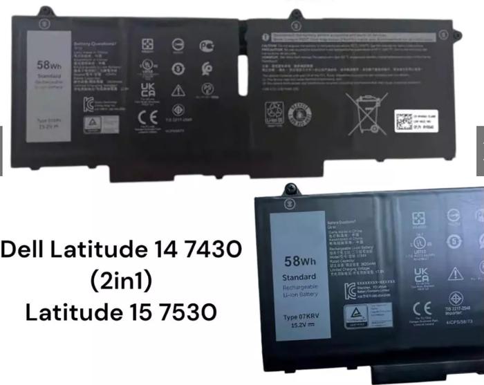 Gambar Baterai Laptop Dell Latitude 07KRV O7KRV 0H4PVC H4PVC 08WRCR 8WRCR 0Y86WG Y86WG 078FWY 14 7430 VTCWY 15 7530 dari hans computer Kota Administrasi Jakarta Pusat Tokopedia