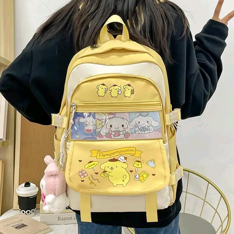 tas anak sekolah perempuan Sd kuromi karakter kartun lucu terbaru Fashion 2