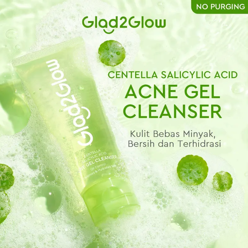 GLAD2GLOW Facial Wash Centella Blueberry 0