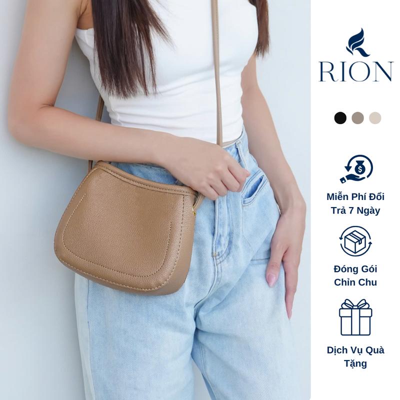 Tặng Kèm Ví Túi Đeo Chéo Kẹp Nách Nữ RION Da PU Mềm Chống Thấm Nước Thời Trang Hàn Quốc Dễ Phối Đồ | DT01