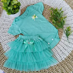 setelan jumpersuit anak bayi Perempuan Katun