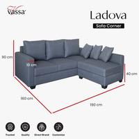 Gambar Sofa L Ladova Sofa Corner Sofa Sudut Minimalis By Vassa dari Vassa Sofa & Home Kab. Bogor 4 Tokopedia