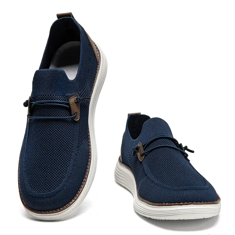 Men's Loafers Suspender Shoes Comfortable Light Walking Casual Slippers Elastic shoes Slip-on Shoes Fashion Shoes Gift for Men 2