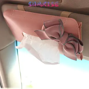 Tempat Tisu Mobil Kotak Tissue Gantung Car Sun Visor Jepit Wadah Tisu Mobil Wadah Tisu Mobil Aesthetic