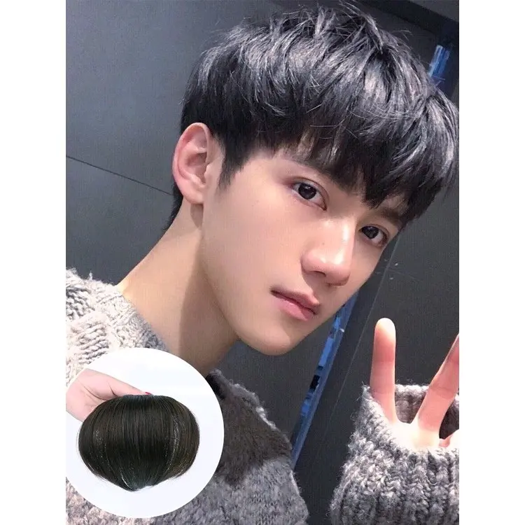 hairclip poni depan tebal pria poni tebal