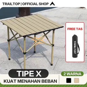 [READY] TrailTop Meja Lipat Portable Meja Lipat Outdoor Meja Camping lipat Meja Kursi cafe outdoor