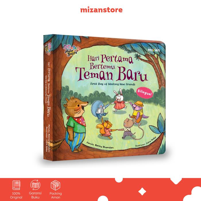 Gambar Buku Anak Hari Pertama Bertemu Teman Baru (Boardbook) dari Mizanstore.id Kota Depok Tokopedia