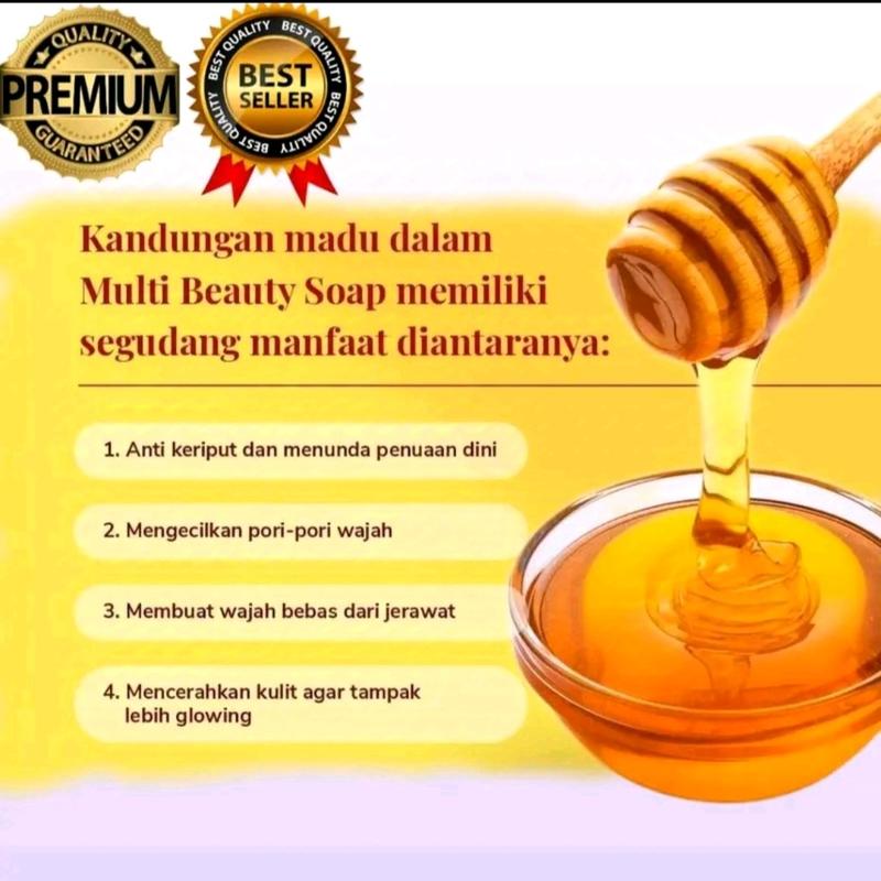 Multi Beauty Soap Sabun MBS Original Pencerah Mencerahkan Mandi Perawatan Hitam Cair Hand Memutihkan Pria dan wanita 2