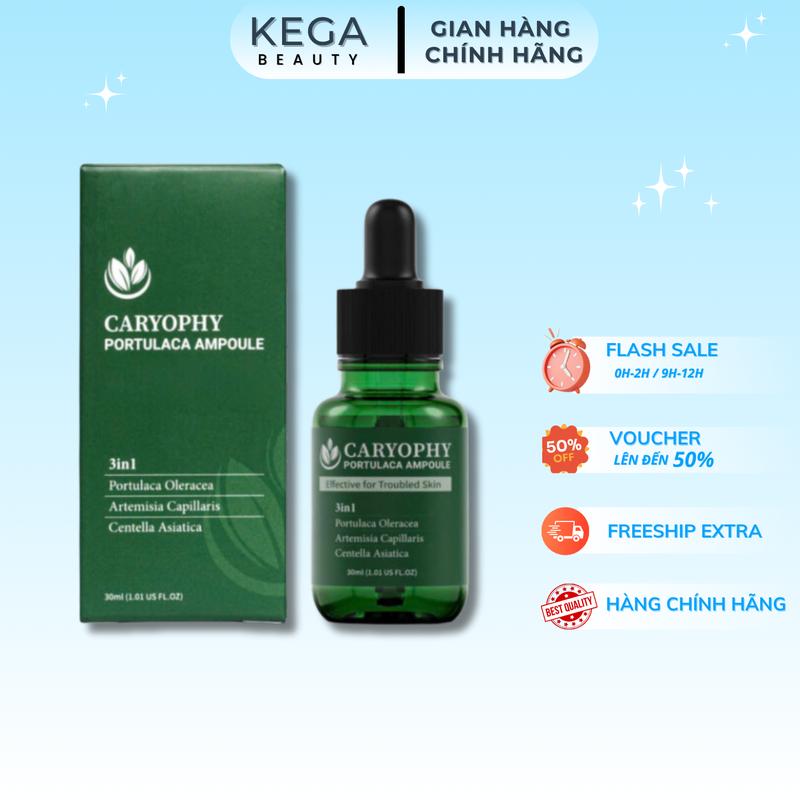 FS Serum Cải Thiện Mụn CARYOPHY PORTULACA AMPOULE Chăm Sóc Da Hàn Quốc 30ml