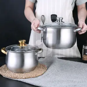 SUBRON Panci Pumpkin Soup Pot stainless steel