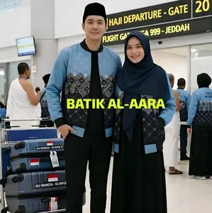 Jaket Batik Bomber HAJI UNISEX TERBARU dengan Desain Elegan dan Harga Grosir dari Produsen Sendiri Katun Primisima Lapis Furing full badan Motif full depan belakang Halus dan tidak luntur Jahitan Rapi Kualitas Handmade