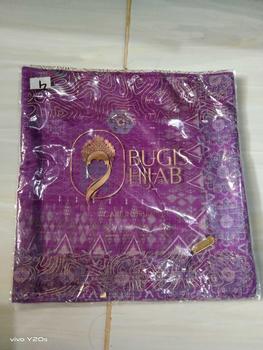 Product Review of Boegis Hijab Motif Segiempat Dobby Waffle Kerudung Square Katun Muslim from R**🌹 1