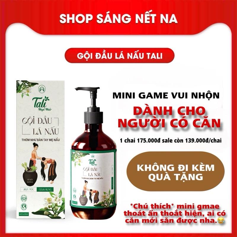 DEAL GIÁ GỐC ĐỘC QUYỀN Gội Đầu Lá Nấu Tali hỗ trợ giảm gàu - hỗ trợ giảm rụng tóc - hỗ trợ mọc tóc - giúp tóc chắc khỏe mượt mà chỉ sau 1 bước gội - Dung tích 300ml Chăm Sóc Tóc cho cả nam và nữ