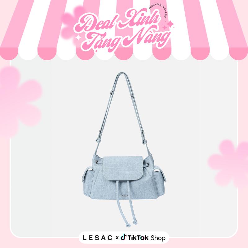 [TẶNG BLIND CHARM] Túi xách nữ thời trang LESAC Loiter Bag đeo vai, đeo chéo