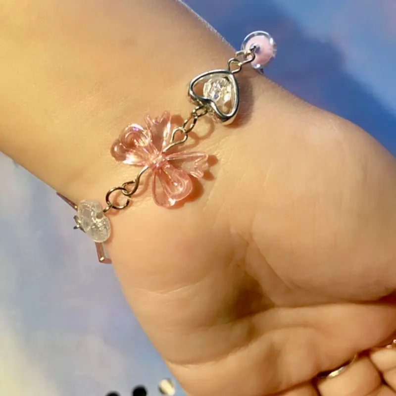 FYA Bracelet Aesthetic Rantai Pita / Gelang Manik / Gelang aesthetic / Gelang rantai Perempuan 5