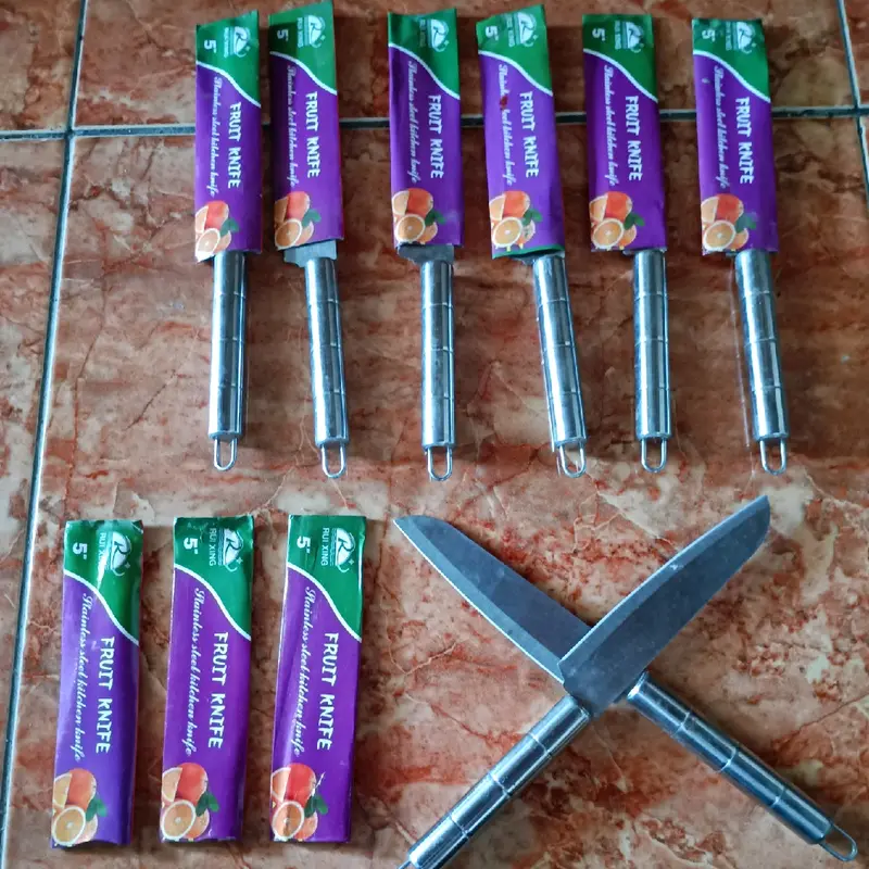 Pisau Buah Stainless Steel Merk Rui Xing - Alat Dapur - Kitchenware 3