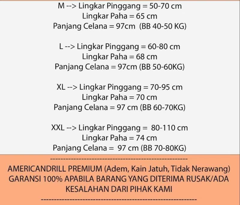 Product Introduction of CELANA PANJANG CARGO WANITA 0