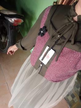 Product Review of Ayucitra gamis bianca fashion muslim dress wanita kekinian terbaru  panjang remaja kondangan mewah gaun from a**a 0