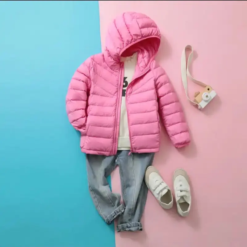 jaket gelembung anak usia 1 - 12 tahun jaket puffer kids hangat untuk kusim hujan Parasut Lengan Anak-Anak Fashion 7