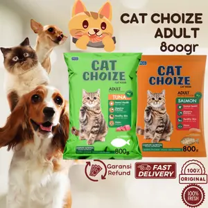 Cat Choize Adult Tuna Salmon Makanan Kucing Kering Premium Dry Food 800gr Aerizoo