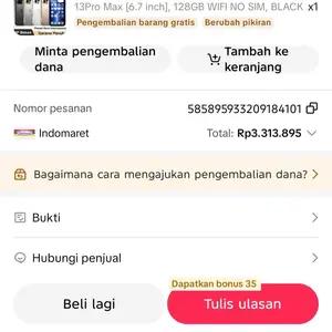 [Bekas] iPhone 13ProMax 128GB 6.7 inci BH95+ WIFI ONLY No-Sim Fullset Mulus Second Good Conditions