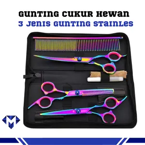 Set Perawatan Gunting Cukur Grooming Bulu Hewan Peliharaan