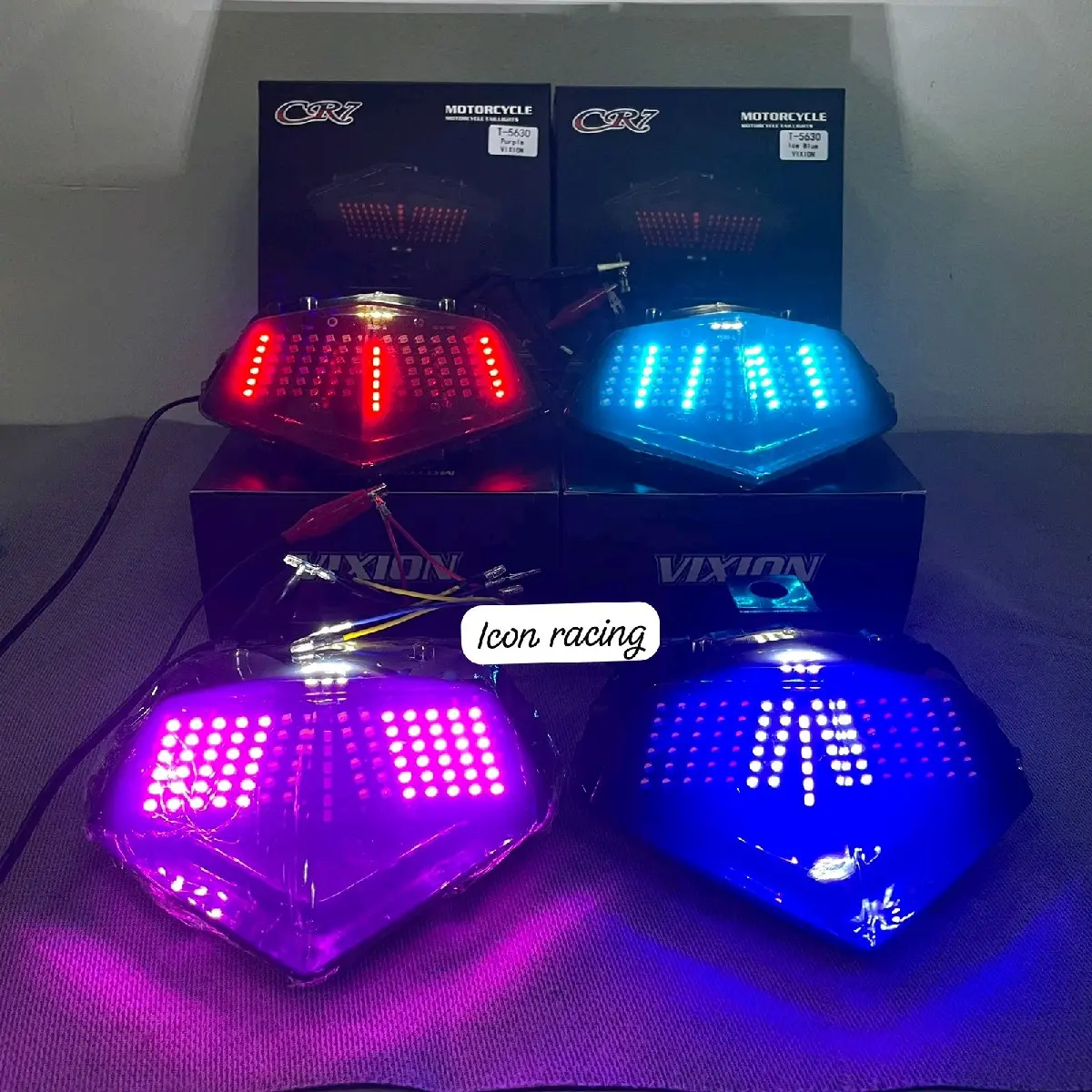 Lampu Stop Vixion New Running 8 Mode Collosium StopLamp Vixion New NVL NVA Running Collosium Plus sen Running
