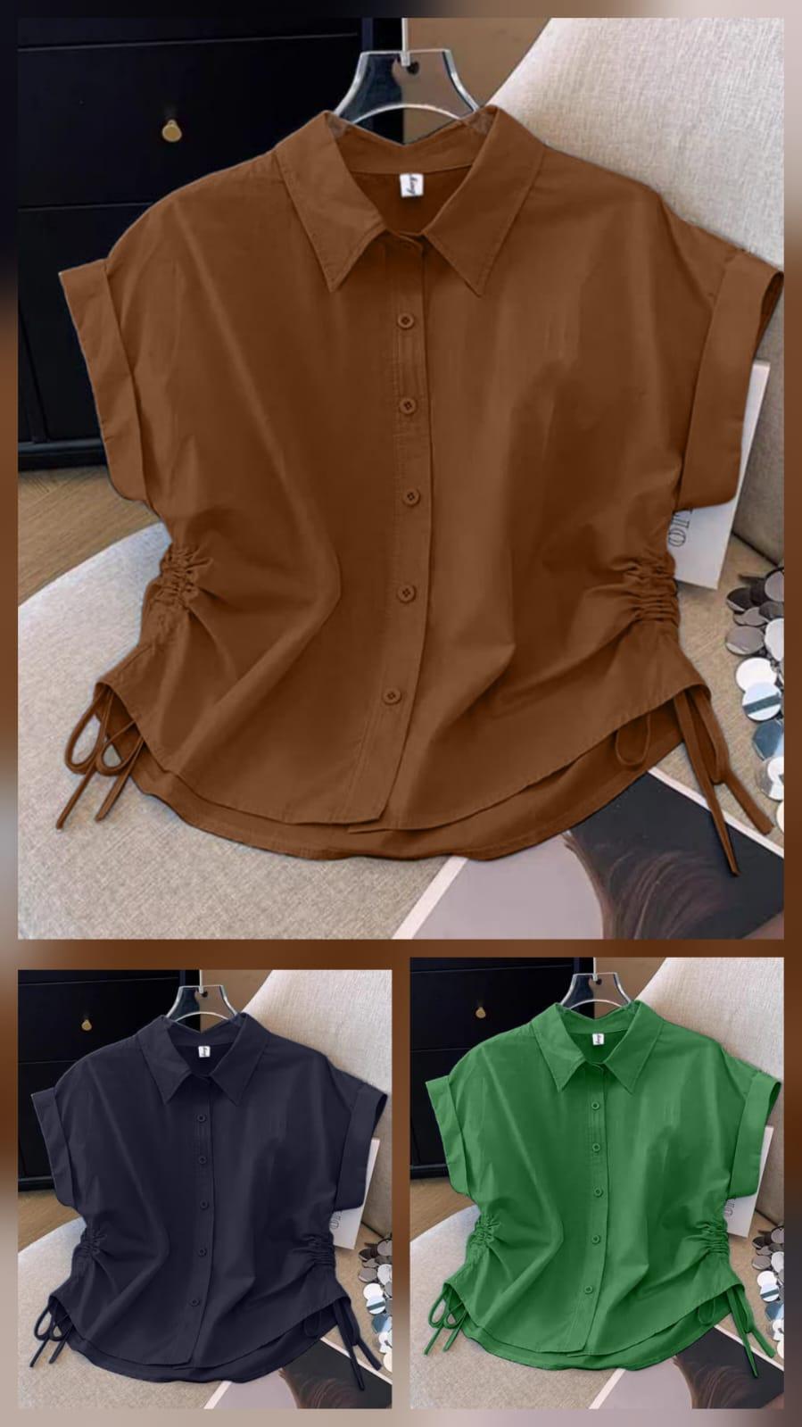 152-KEMEJA & BLOUSE ATASAN WANITA OVERSIZE/BLOUSE WANITA/ATASAN WANITA TERBARU/KEMEJAWANITA Katun Baju