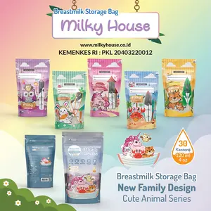 Milky House Lite Kantong ASI 120mL | Kantong ASI Ekonomis 30 lembar Bayi Kids Perlengkapan