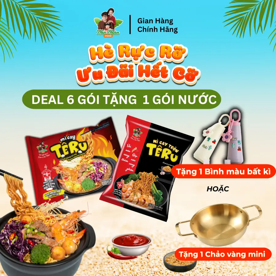 [L][XẢ KHO] Combo MÌ nước + Mì trộn Tặng quà cực ưu đãi