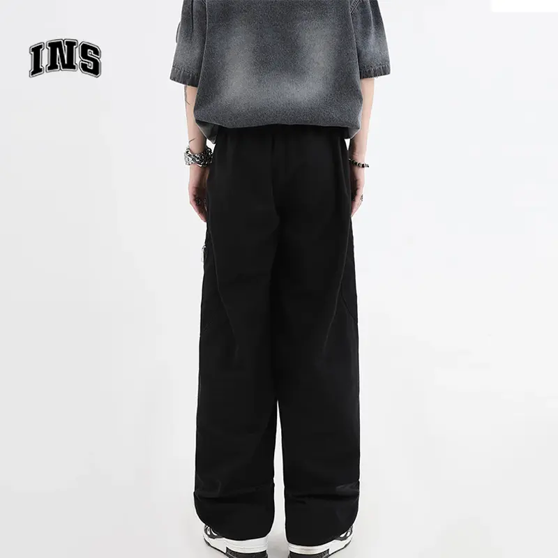 Celana cargo panjang celana cargo panjang pria oversize Celana panjang pria cargo pria Celana cargo pria panjang Celana pinggang karet pria Celana kargo pria Celana Kasual gaya cargo korean style Celana baggy nyaman celana cargo panjang 3
