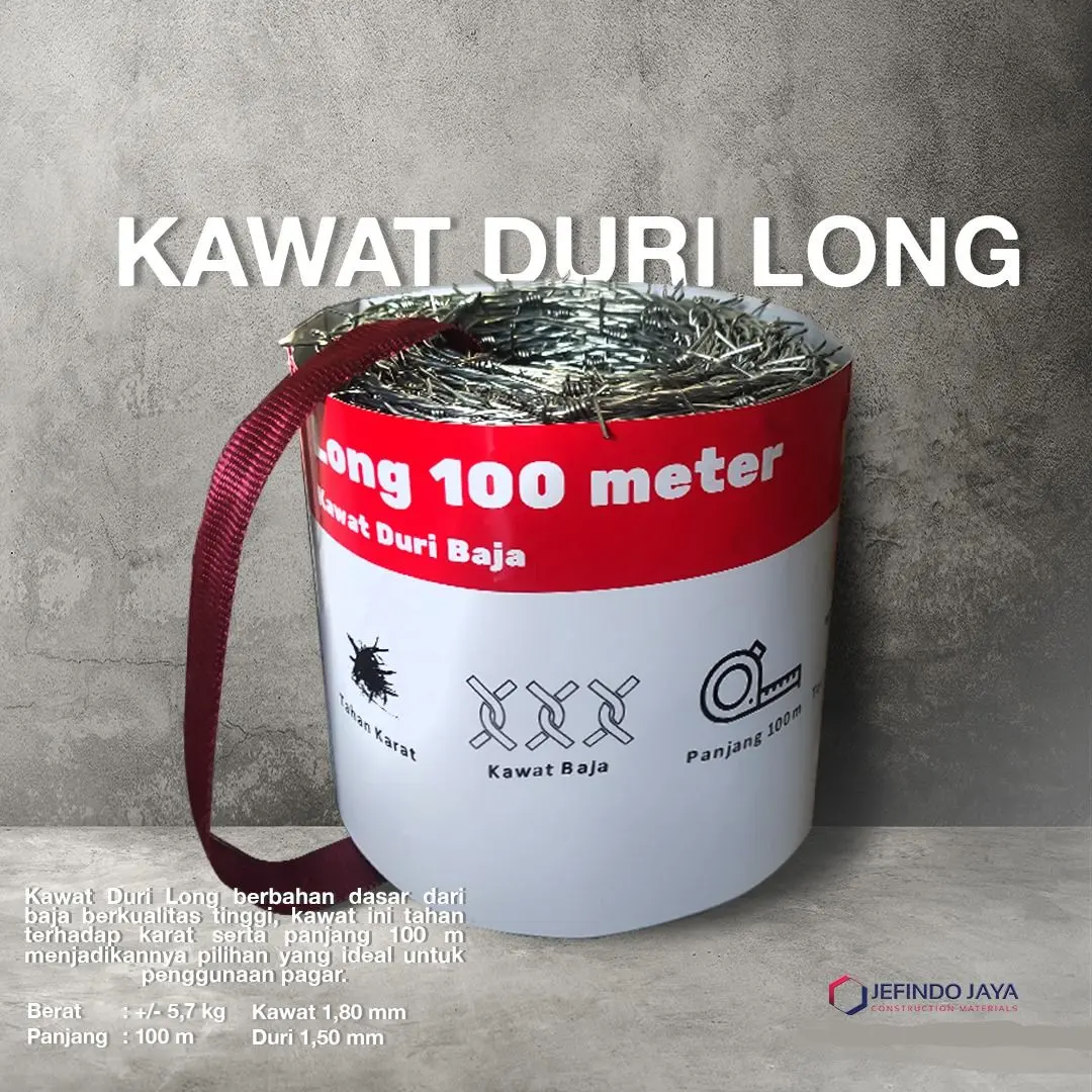 KAWAT DURI 100 METER - KAWAT DURI TAHAN KOROSI