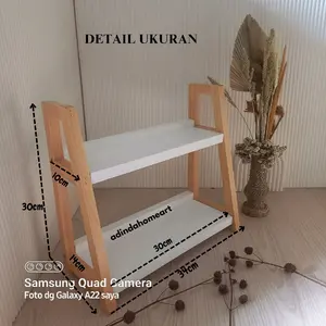 Rak Bumbu Dapur 2 Susun Size Medium || Size9 M dan S || Ambalan doblemin