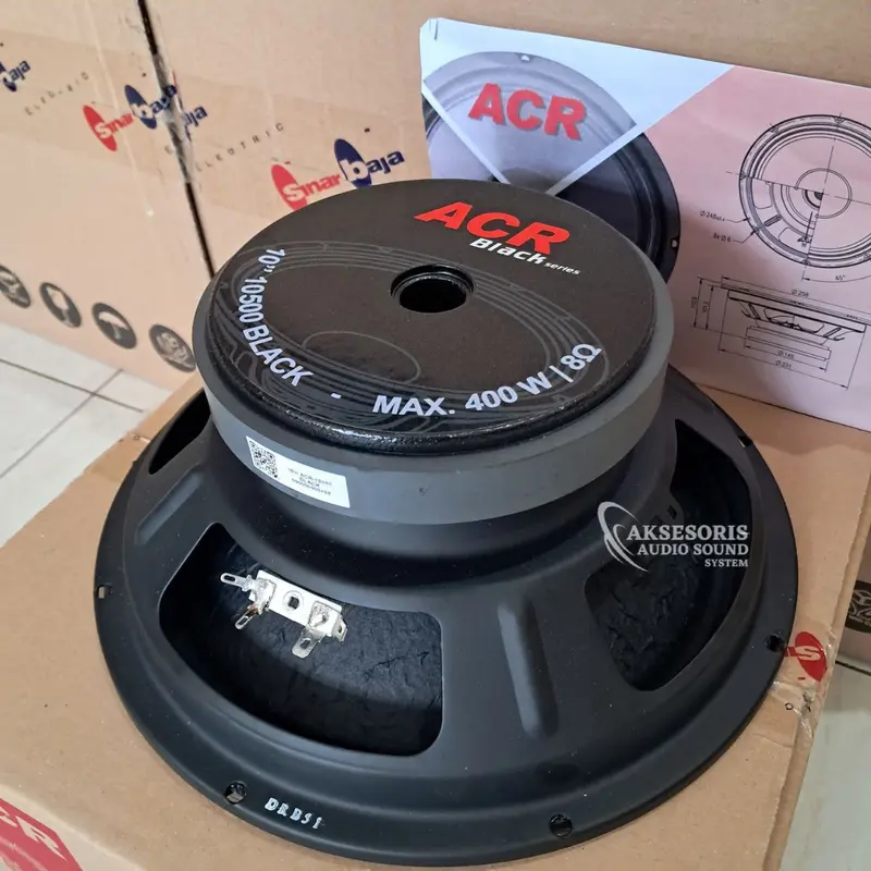 Speaker ACR 10 Inch 10500 Black 400 Watt speker 3