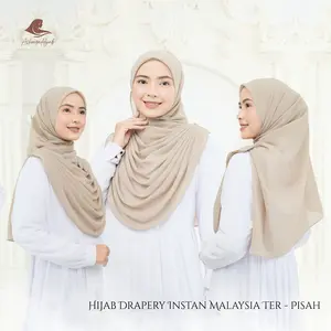 DRAPERY INSTAN HIJAB SET /HIJAB DRAPERY WEDDING & NON WEDDING