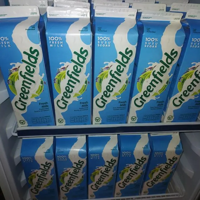 fresh milk full cream Greenfield 1 liter
