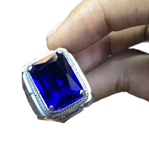 King Safir Murah - Ring dengan Safir Biru dan Ukuran Ring Size Lengkap