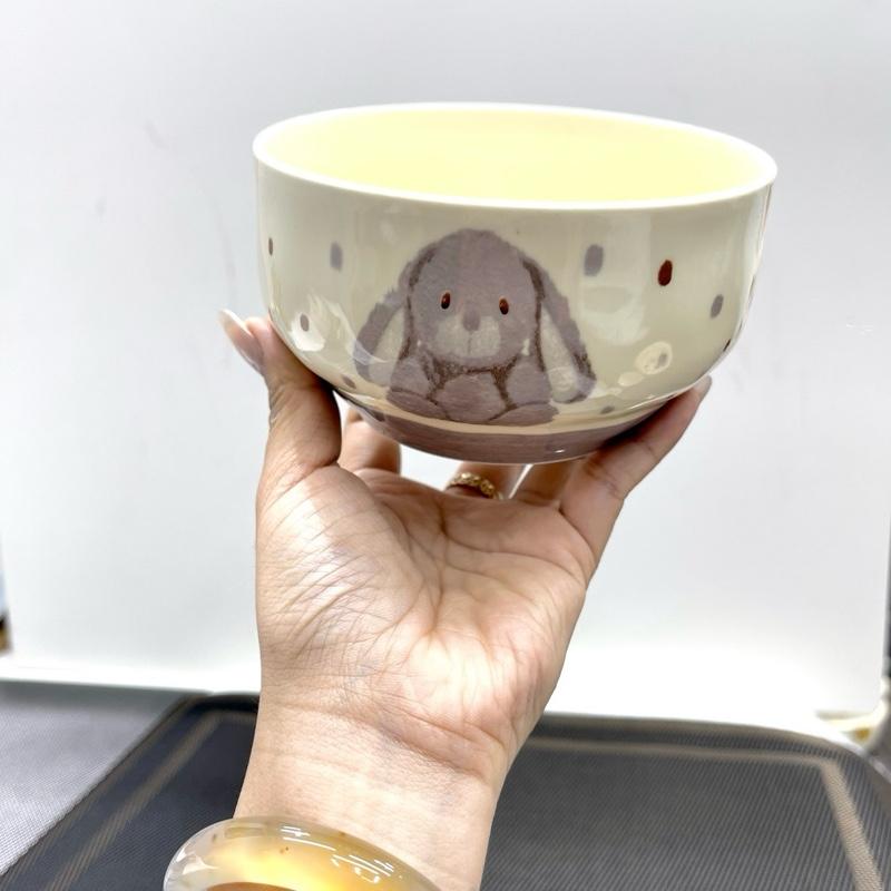  Chén sứ Bát sứ Bát ăn cơm làm bằng gốm sứ tráng men cao cấp Thiết kế nhân vật hoạt hình siêu dễ thương Dung tích 450ml - PEC4514 