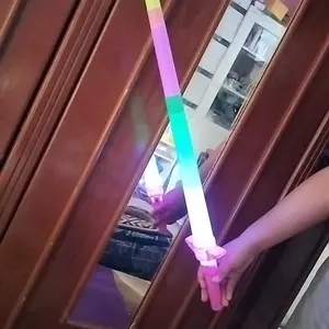 Yoli Toys Mainan Anak Pedang Lampu LED Naruto Pedang Pedangan Starwars Stick Lightsaber