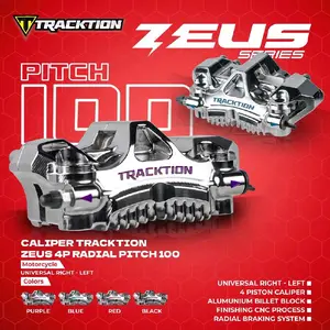CALIPER TRACKTION ZEUS 4P RADIAL PITCH 100 UNIVERSAL KANAN KIRI